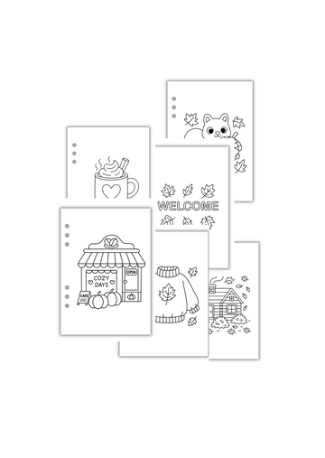 14 Coloriages Automne