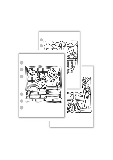 Coloriage cocooning