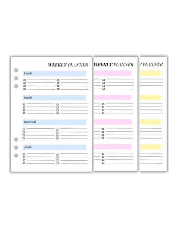 Pages Weekly Planner