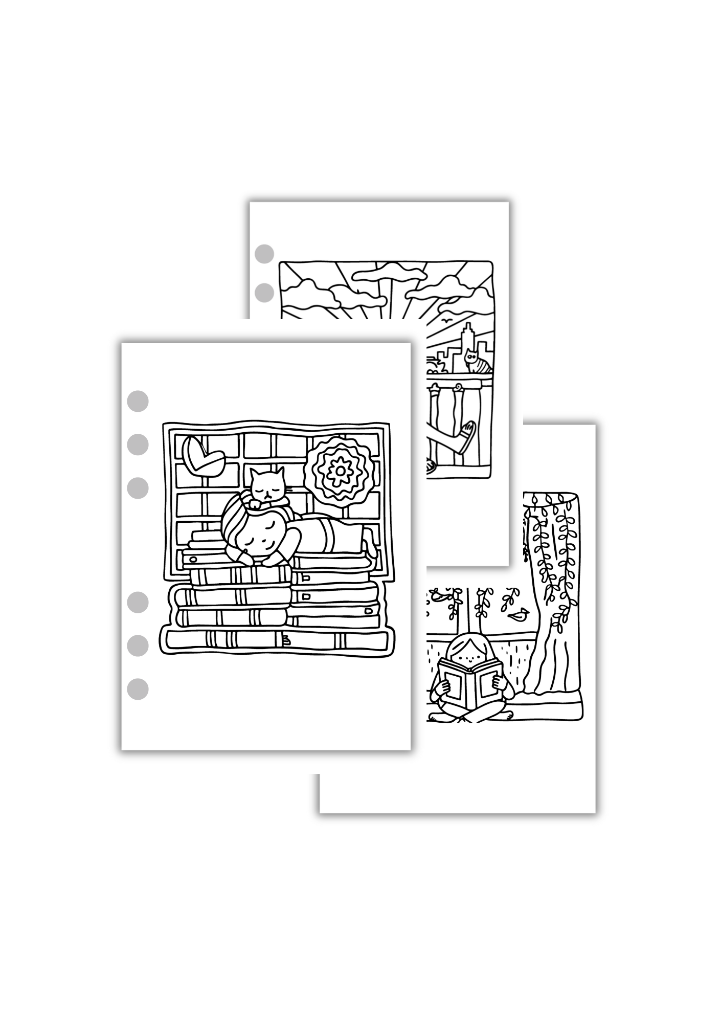 Coloriage cocooning