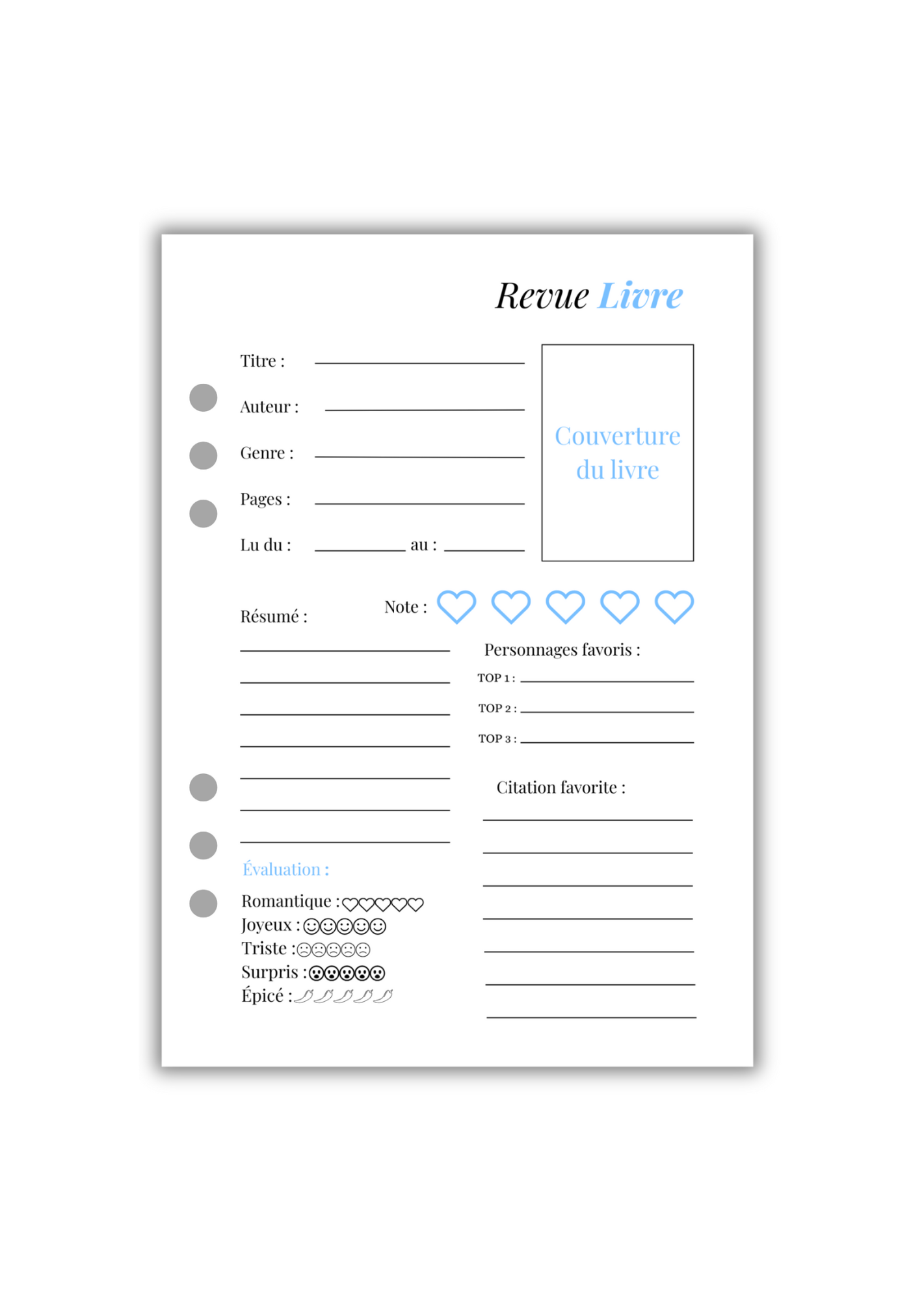 Page Revue Livre (Recto-Verso)