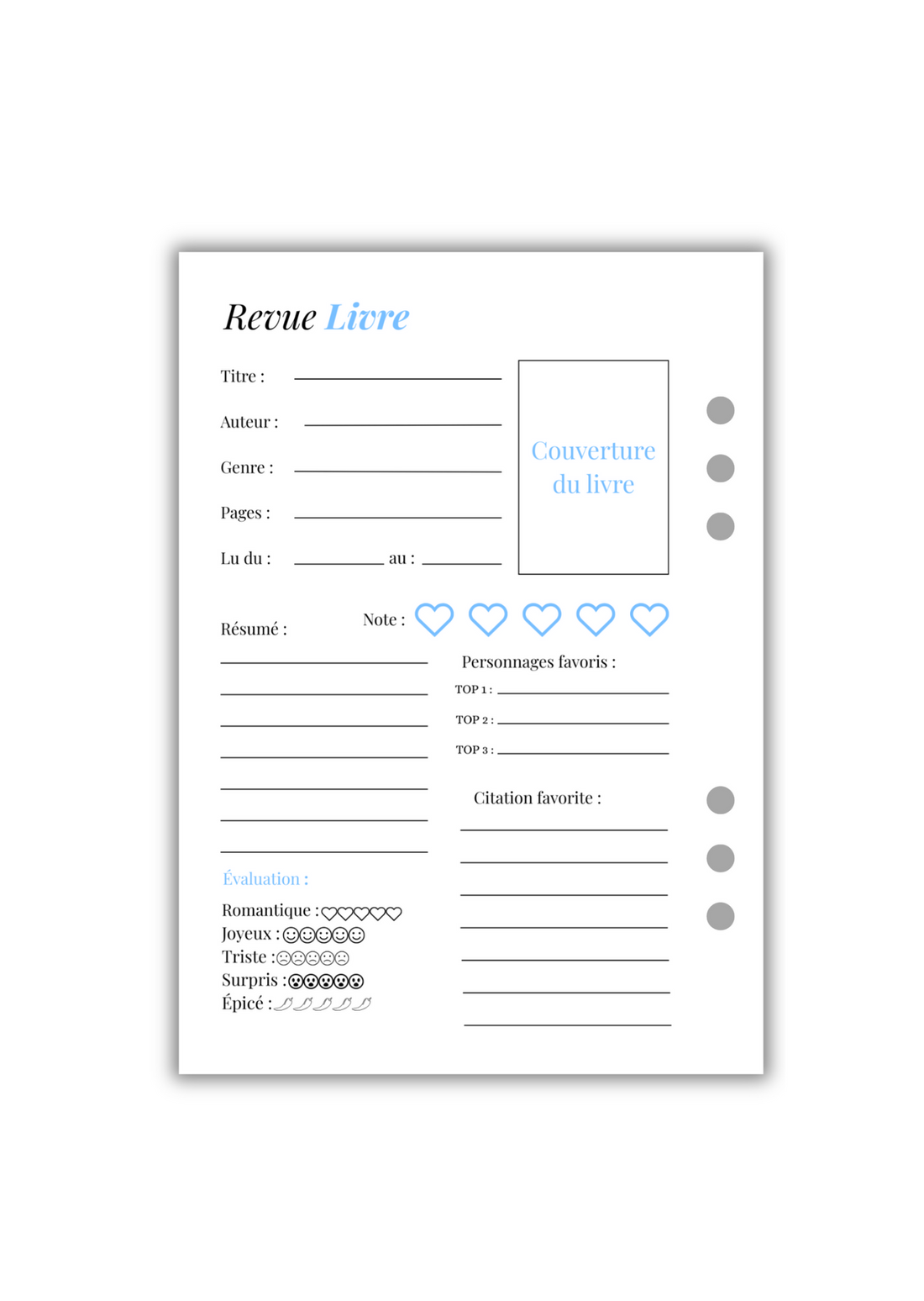 Page Revue Livre (Recto-Verso)