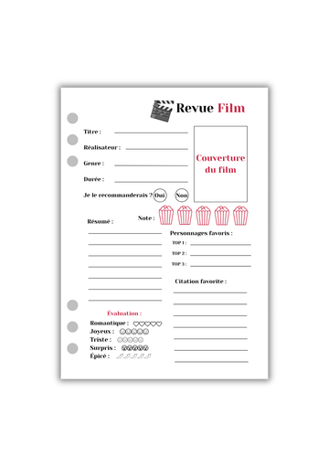 Page Revue Film (Recto-Verso)