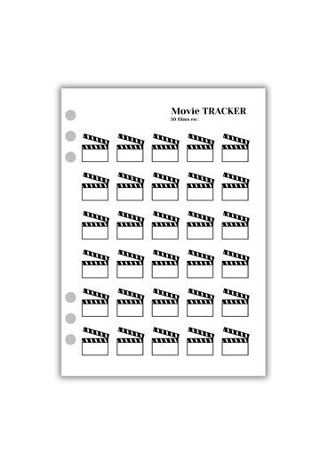 Page Movie Tracker (Recto-Verso)
