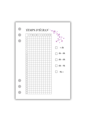 Temps d'écran Tracker