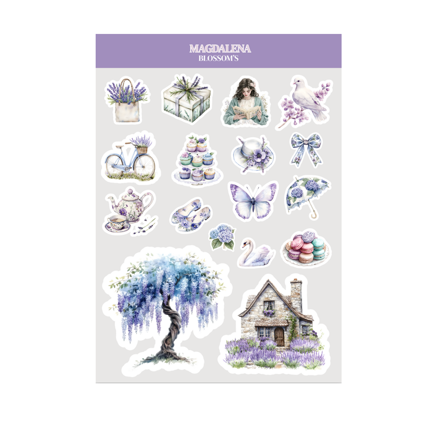 Planche de stickers Magdalena