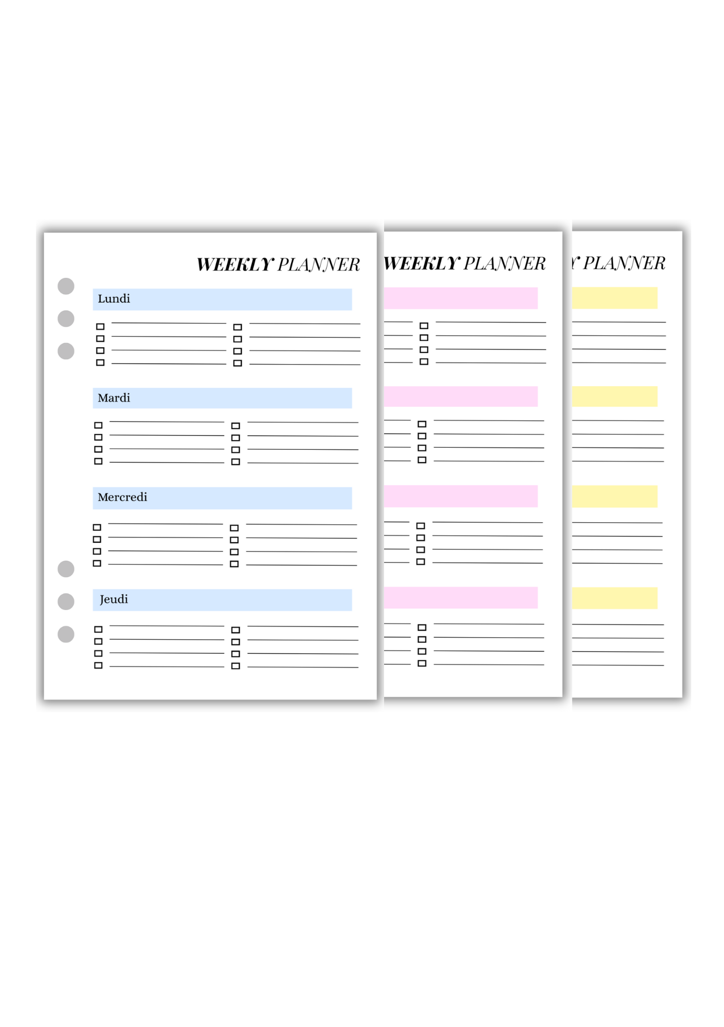 Pages Weekly Planner